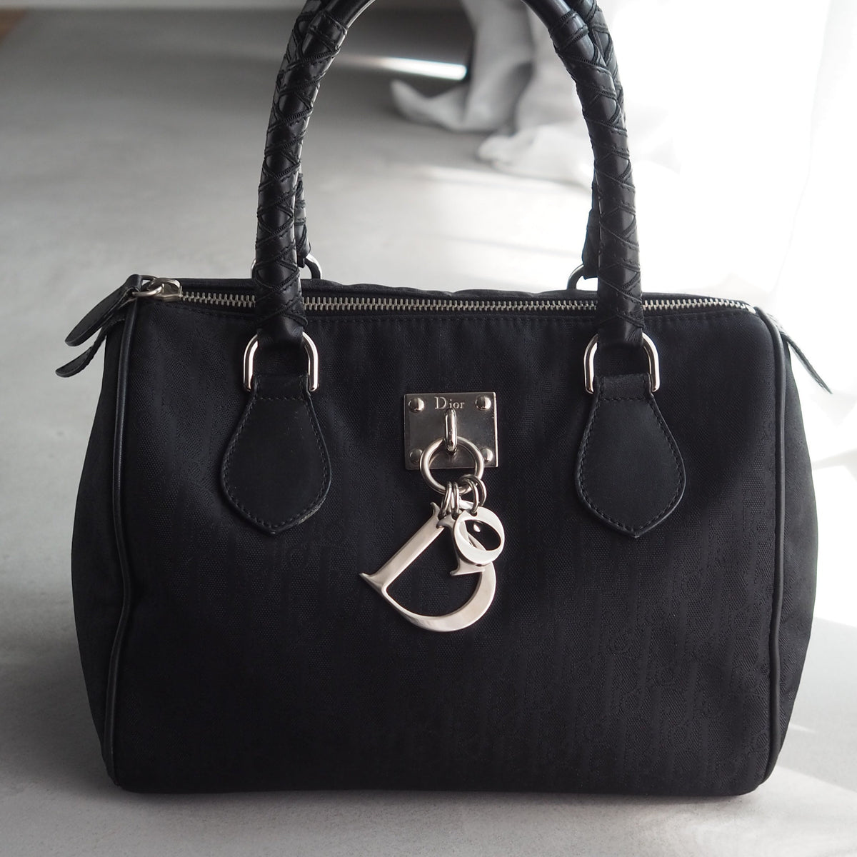 Christian Dior トロッター ミニ ボストンバッグ