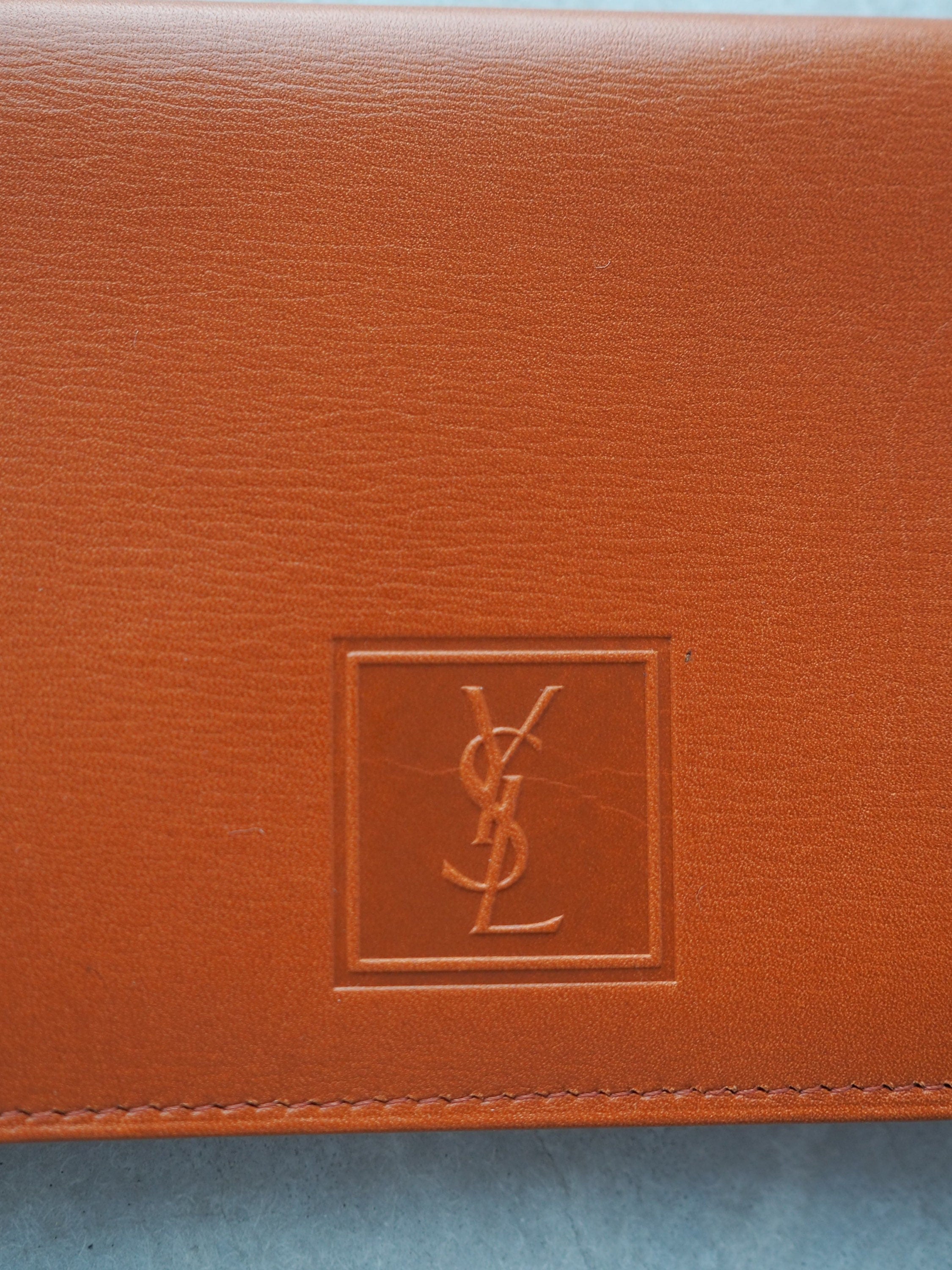 Yves Saint Laurent Card Pass ID Case Purse Box Vintage Authentic