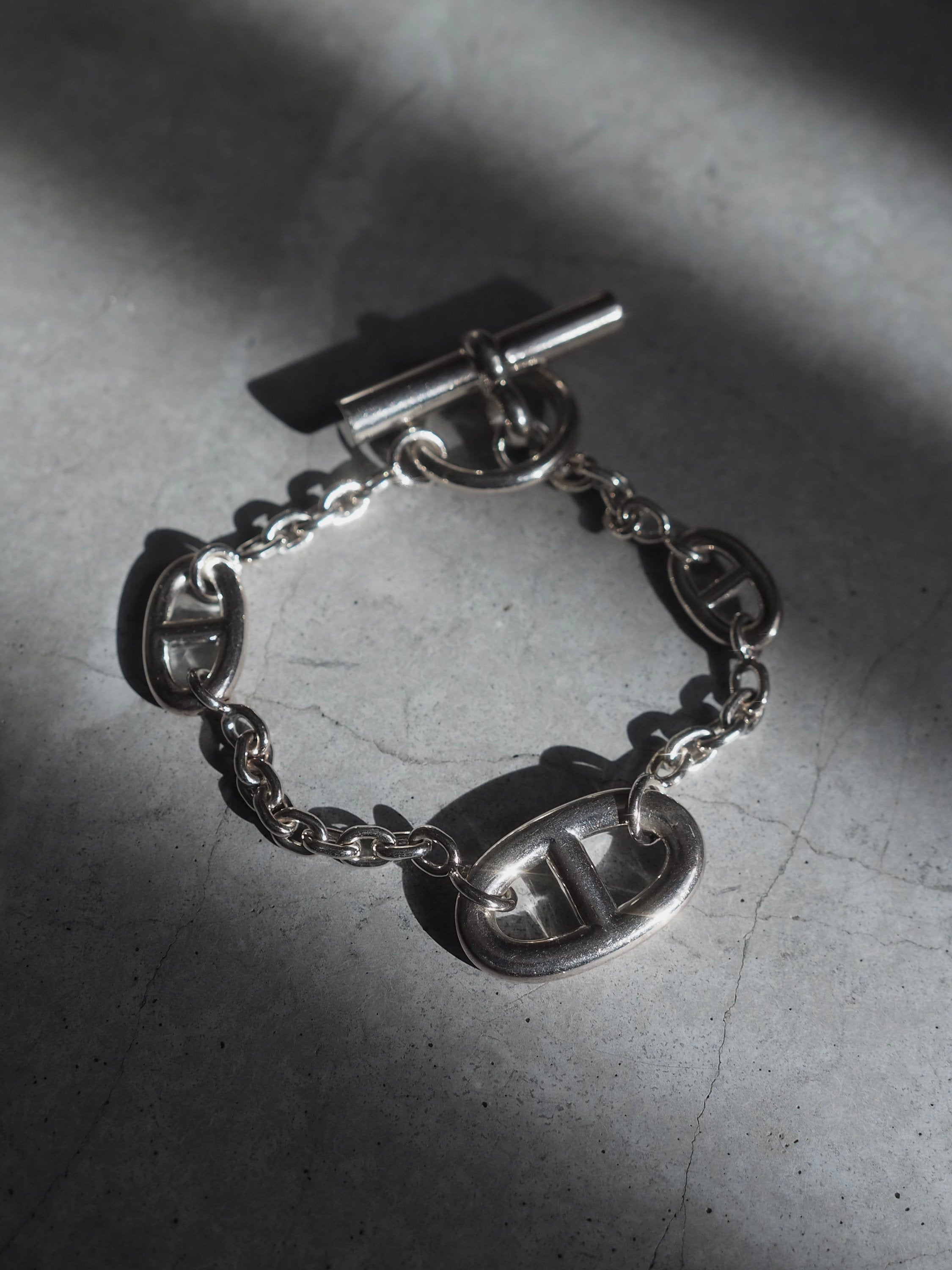 HERMES Chaine d'Ancre ST Farandole Chaine D Ancre Accessories Bracelet AG925 Vintage Authentic