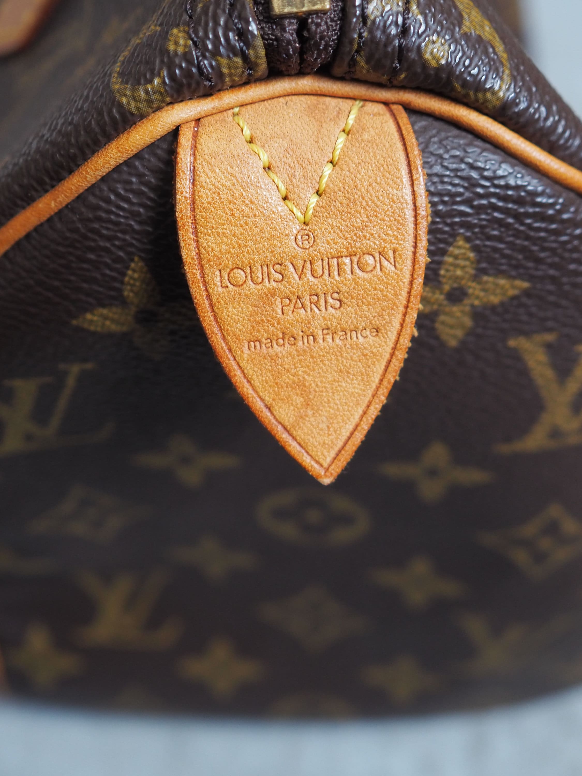 LOUIS VUITTON Speedy 25 Monogram Boston Hand Bag M41528 Purse Authentic