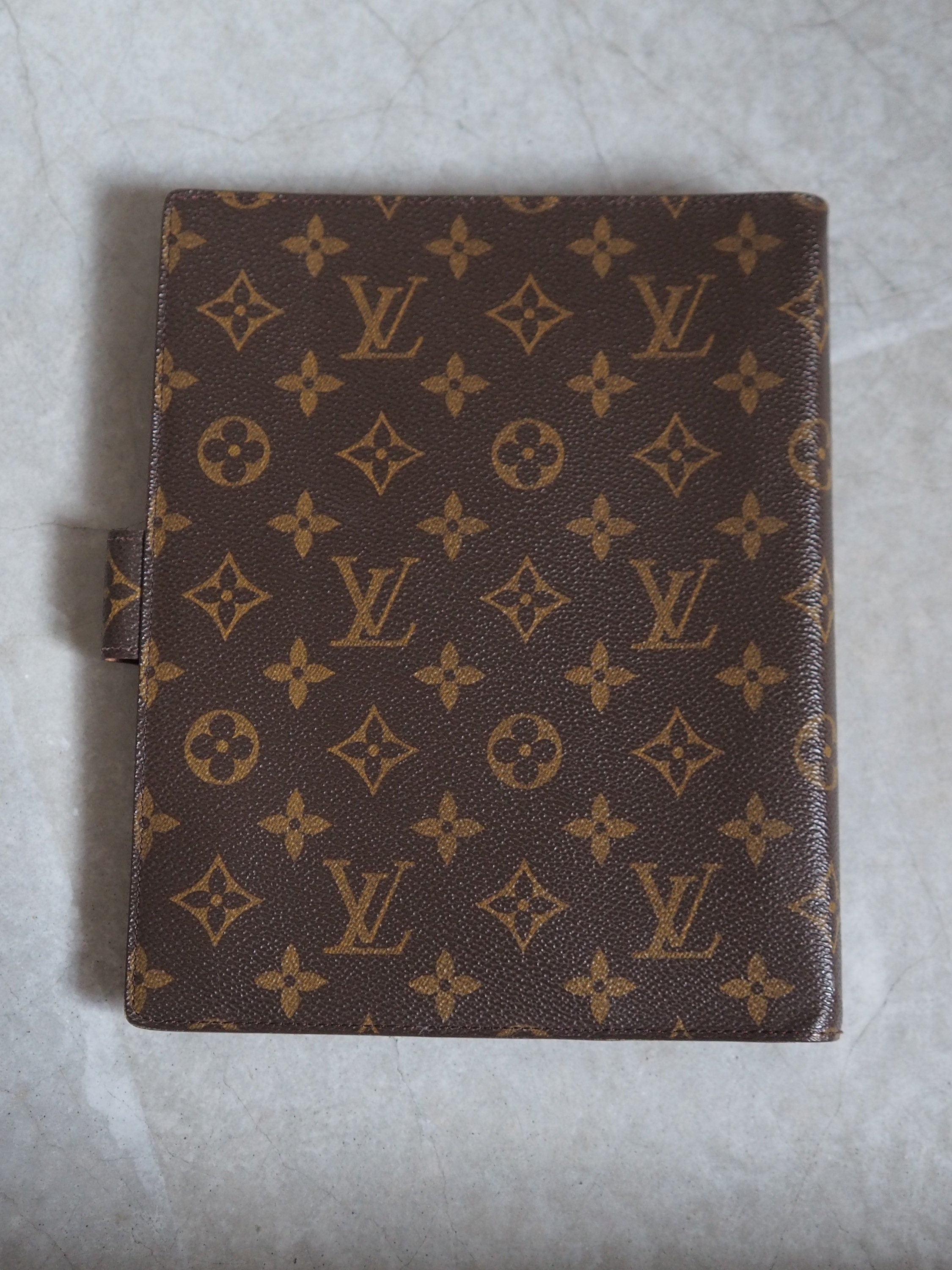 LOUIS VUITTON Monogram Agenda GM Day Planner Cover Authentic Vintage