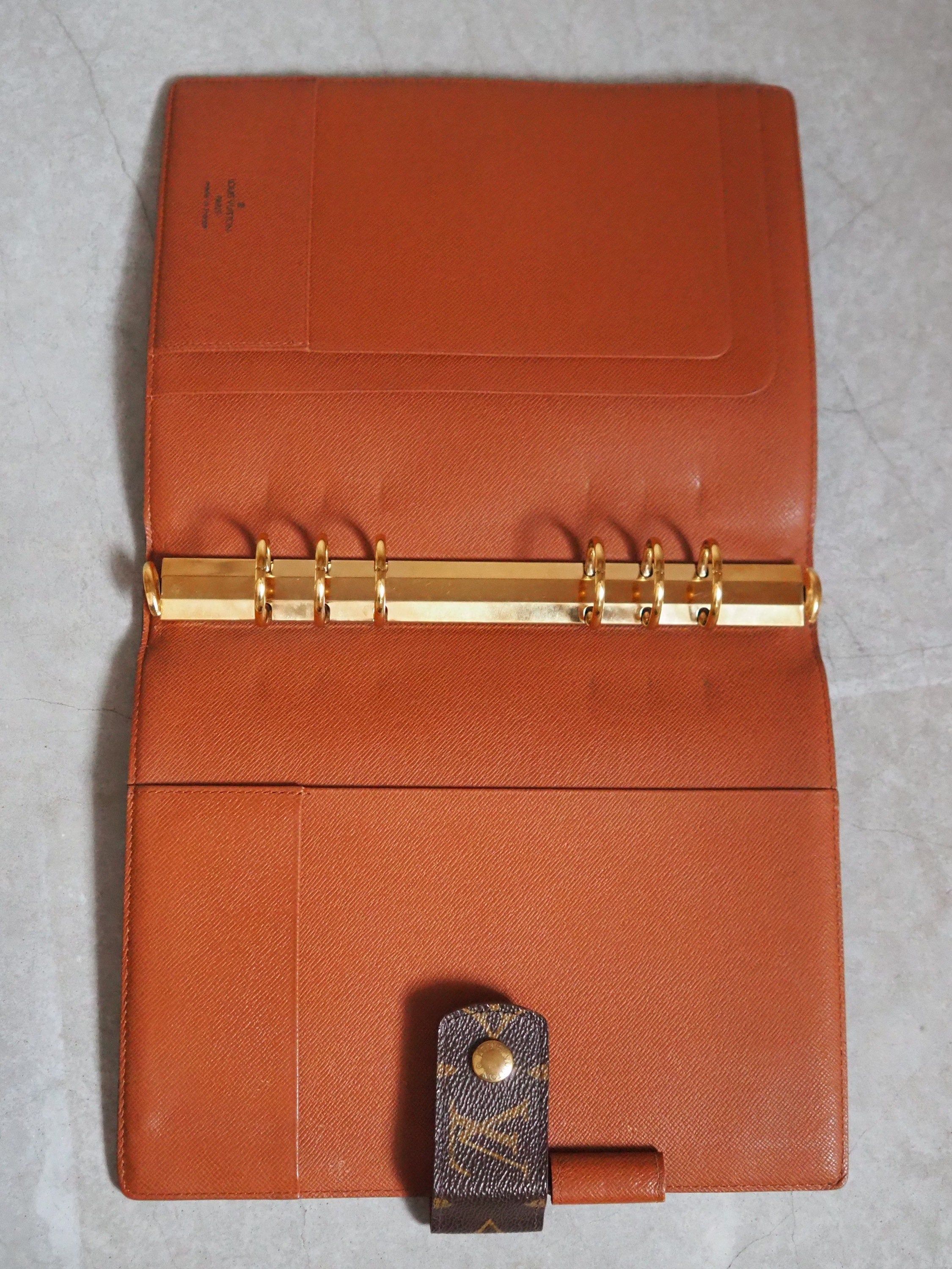 LOUIS VUITTON Monogram Agenda GM Day Planner Cover Authentic Vintage