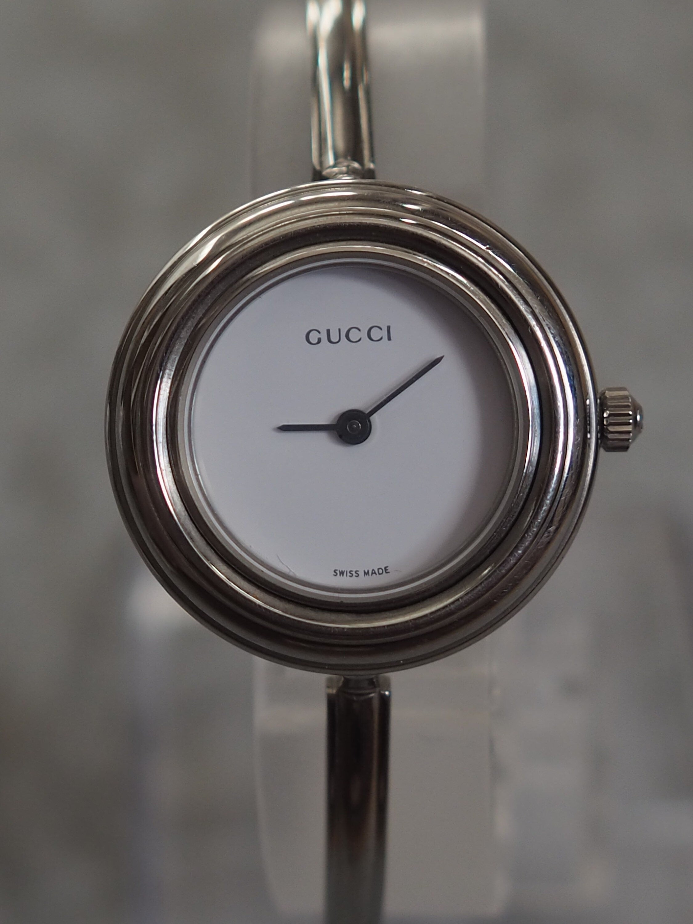 GUCCI Accessories Change Bezel 12 colors Bangle watch Wristwatch Silver