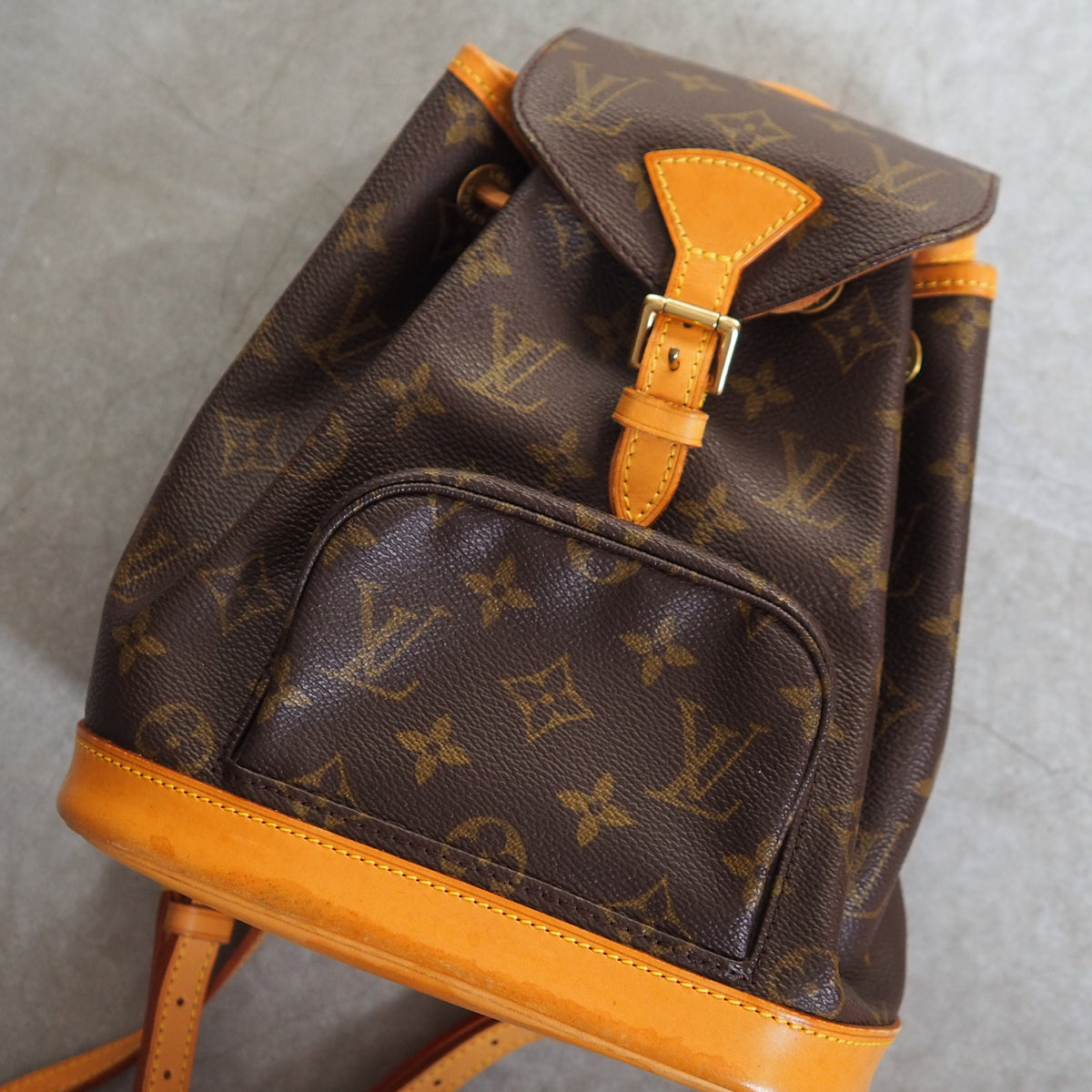 LOUIS VUITTON モノグラム ミニ モンスリ PM バックパック リュック