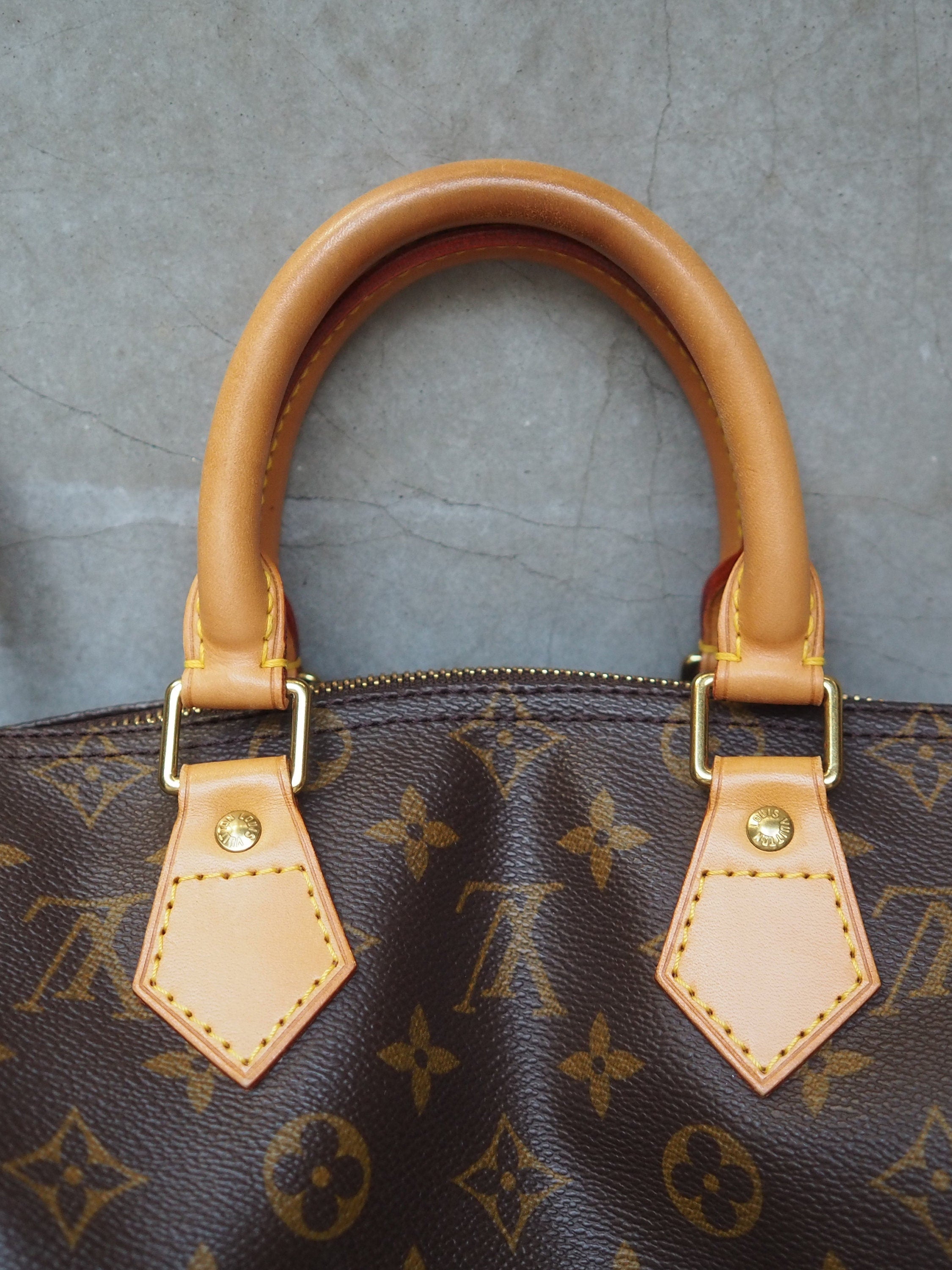 LOUIS VUITTON Speedy 25 Monogram Boston Hand Bag M41528 Purse Authentic